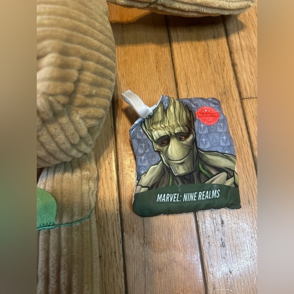 Scentsy Buddy Disney Groot Buddy with Marvel: Nine Realms Scent Pak Plush Beanie - Picture 8 of 8